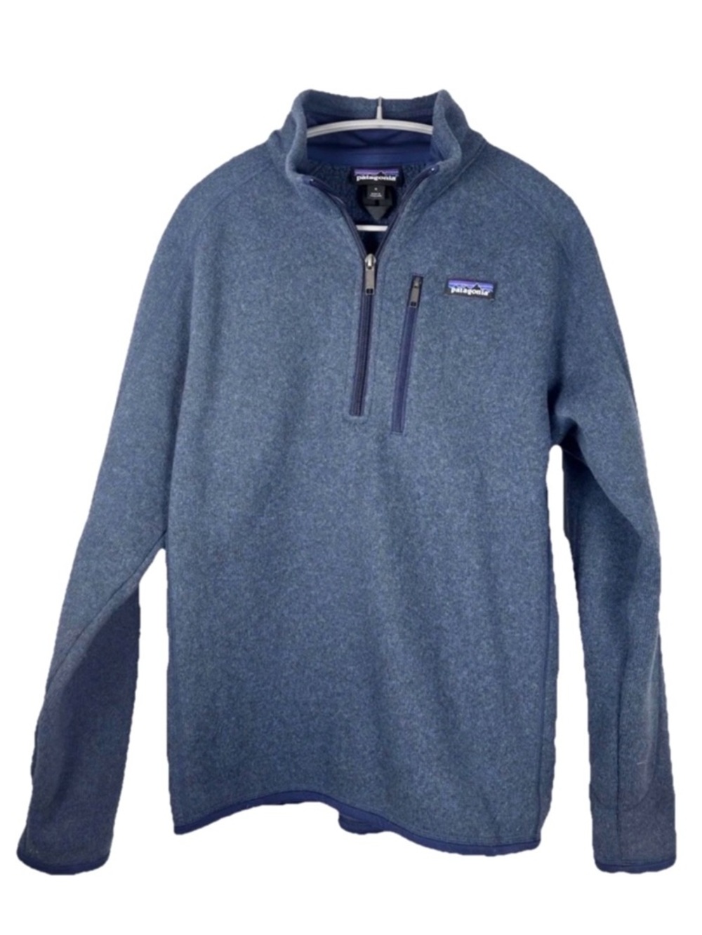 Patagonia Better Sweater 1/4 Zip Fleece Blue Men’s Small Pullover